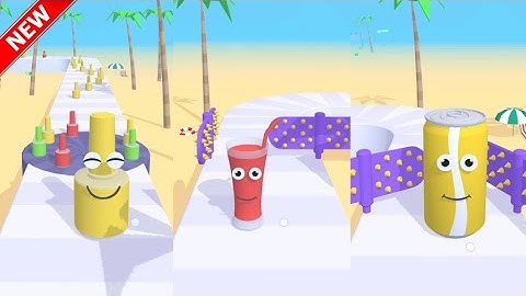 Juice Run 🧃🍹🥤 All Levels New Update GamePlay Walkthrough Android,Ios (Level 206-212)