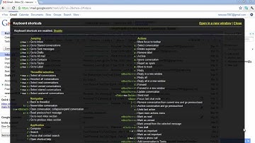How to use keyboard shortcuts to navigate through conversations
