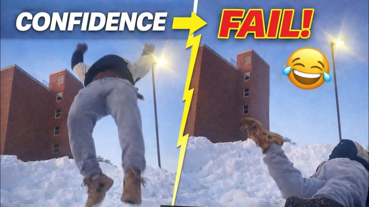 Jumping on Snow Looked Fun Until This Happened