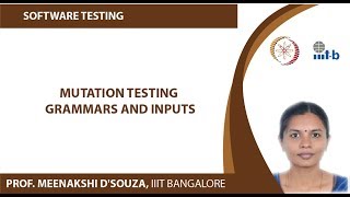 Mutation testing Grammars and inputs