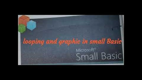 Ch-4 looping and Graphic In Small Basics