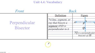 Geometry - 4.4 Special Segments in Triangles