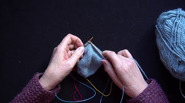 Toe-up Socks Lesson 2, Short Rows on Magic Loop getting shorter