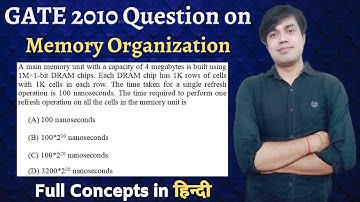 GATE 2010 Question Based on Memory Organization