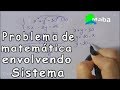 PROBLEMA ENVOLVENDO SISTEMA DE EQUAÇÕES - Professora Patricia