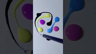 Fun colors water drop 🤔 #satisfyling #viralvideo #funny