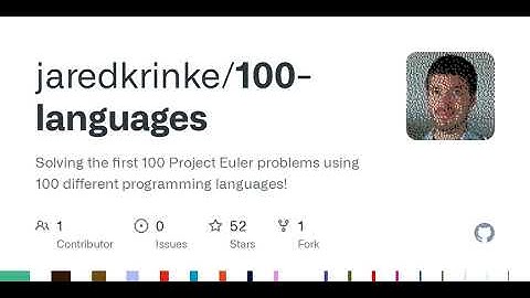 GitHub - jaredkrinke/100-languages: Solving the first 100 Project Euler problems using 100 differ...