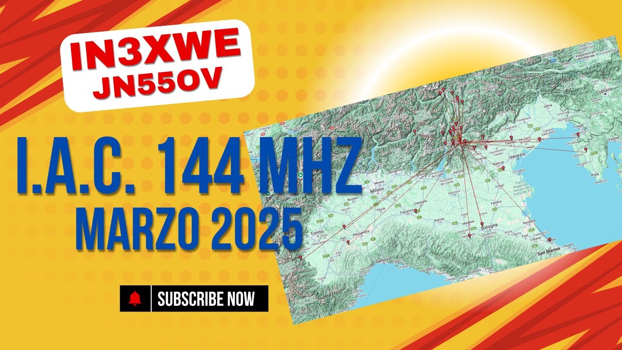 I.A.C. 144 MHz  JN55OV (Folgaria-TN) - marzo 2025