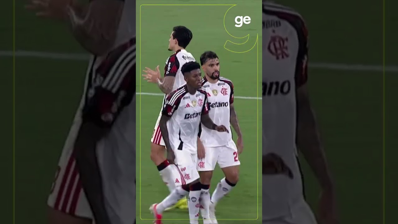 PEDRO FAZ O QUARTO NO JOGO E O SÉTIMO DO FLAMENGO | #shorts | ge.globo