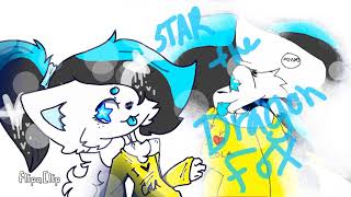 Star the dragon fox Speed paint (request)