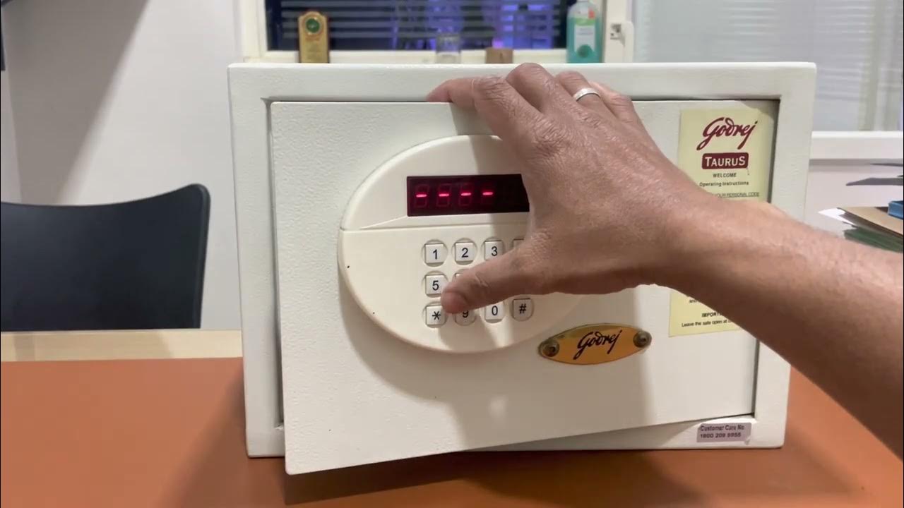 Godrej Taurus Safe locker password change YouTube
