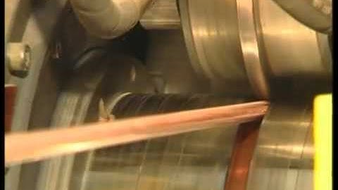 Copper And Aluminium Continuous Extrusion ( CONFORM )  Machine.mpg