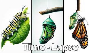Monarch Butterfly Life Cycle  Time lapse  #greentimelapse #gtl #timelapse