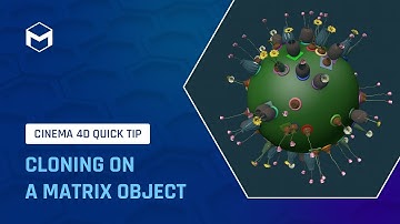 #C4DQuickTip 105: Cloning on a Matrix Object in Cinema 4D