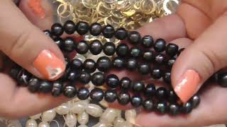 Beebeecraft unboxing may 2024 Pearls, pearls, and bling foldover clasp
