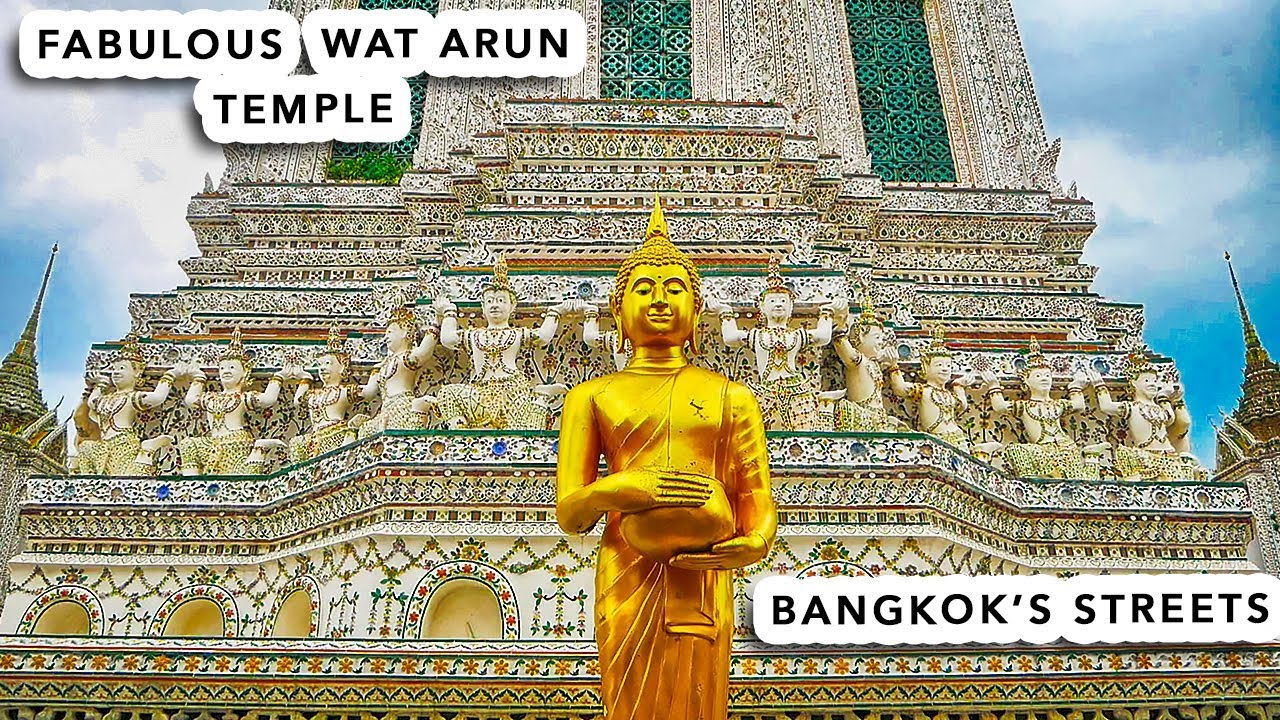 Самый Красивый Храм Утренней Зари - Символ Бангкока - Wat Arun / Уличная Еда / Таиланд #24