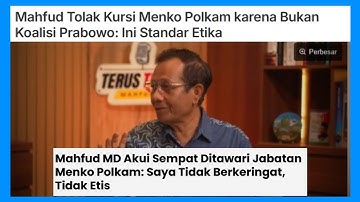 Het verhaal van de heer Mahfud aan de telefoon met voormalig Generaal II GEVRAAGD OM COÖRDINEREND...