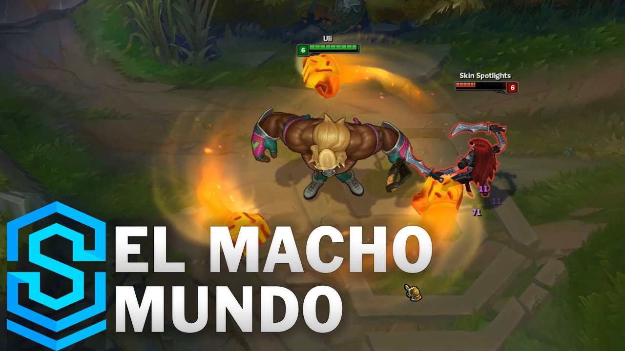 El Macho Mundo Skin Spotlight Pre Release League Of Legends Youtube