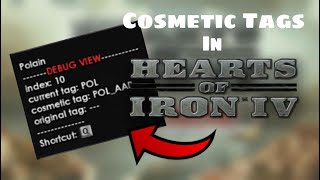 HOI4 Modding | How to Make Cosmetic Tags