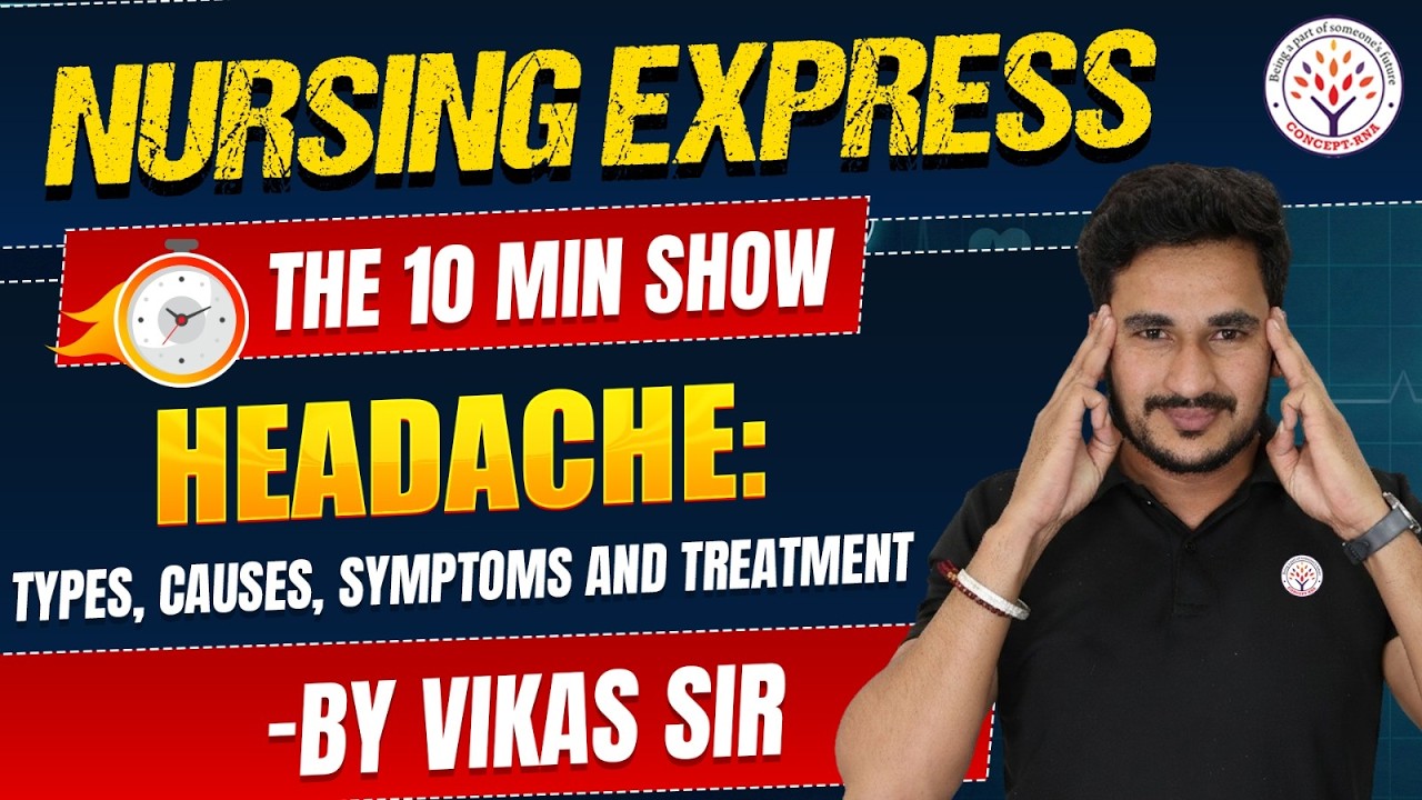 Headache: Types, Causes, Symptoms and Treatment !!