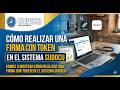 Cómo firmar un documento con Token en SUDOCU desde la bandeja de autorizaciones
