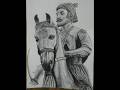 #Howtodraw Chhatrapati Shivaji Maharaj #sketching #art #trending #YouTube #shorts