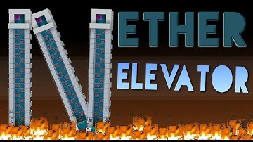 Nether Elevator: Who needs Bubbles ? | Minecraft 1.12 / 1.14.3