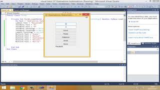 visual basic 07 Operadores matemáticos