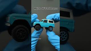 Maisto 66' Ford Bronco #matchbox #maisto #hotwheels #viral #diecast #ford #fordbronco #2026 #bronco