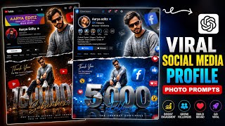Trending Ai Social Media Profile Photo Editing | Instagram Trending Profile Photo Editing