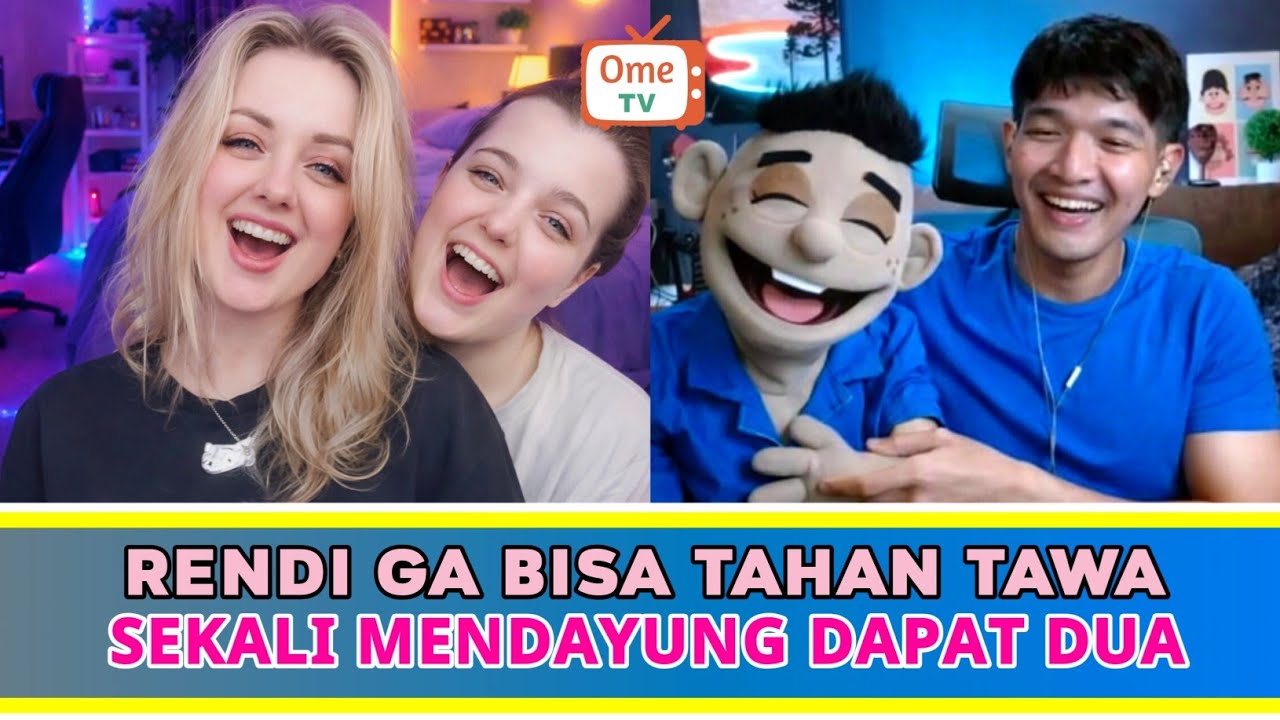 TENGGO‼️RENDI GASAK DUA SEKALIGUS CEWEK CANTIK ASAL DENMARK #ometvinternasional #ventriloquist 