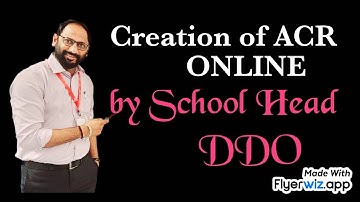 Online ACR: Creation of ACR online