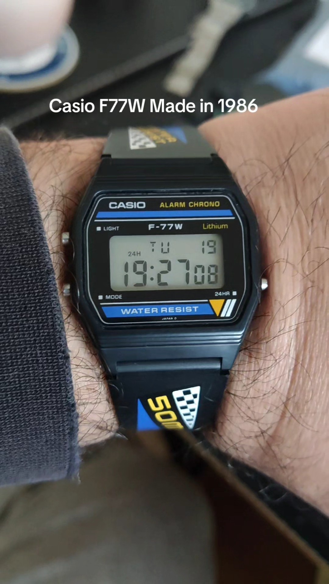 Vintage Casio F77W Watch made in Japan 1986 #casio #watch #watches Vintage Casio F77W Watch made in Japan 1986 #casio #watch #watches
