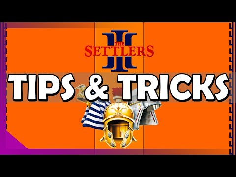 Settlers 3 Beginner Tips and Tricks | Sound, mines, soldiers, landing dock