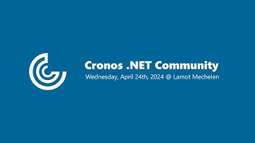 Cronos .NET Community 2024 - Aftermovie