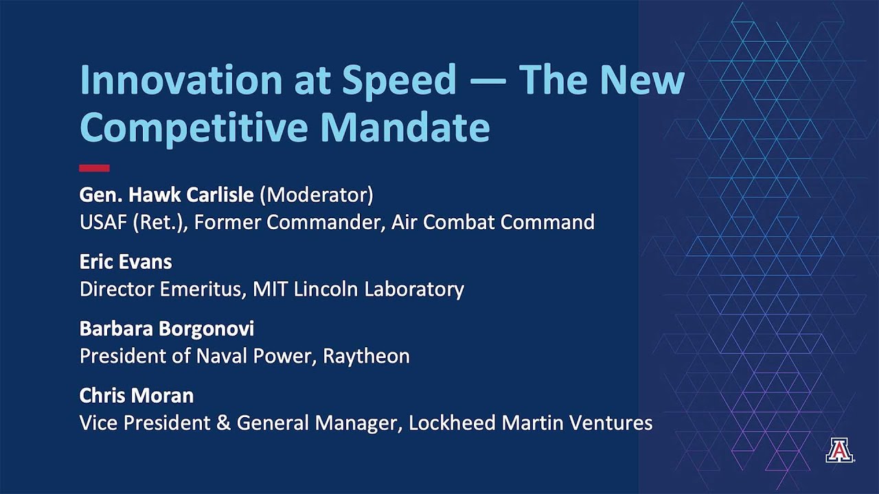 Innovation at Speed - The New Competitive Mandate