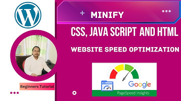 How to minify CSS, JS & HTML file | Wordpress speed optimization