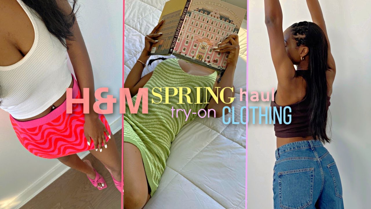 H&M SPRING TRY-ON CLOTHING HAUL 2022!