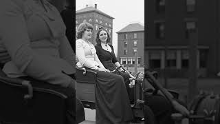 Edith & Lura Perrine in an Early Automobile | Valley City, North Dakota, 1902