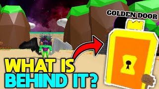 WHAT IS BEHIND THE GOLDEN DOOR IN BUBBLEGUM SIMULATOR?