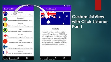 Lecture 26, Custom ListView in android Part I in Urdu