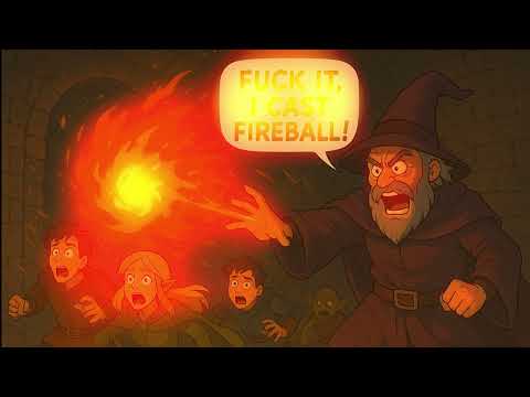 Original D&D Music Video – Funny Dungeons & Dragons Song - F**k it I cast Fireball!
