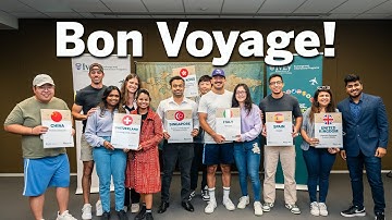 Bon Voyage to our out-going Ivey exchange students 2025