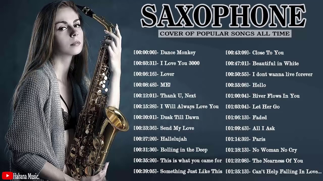 Top 40 Saxophone Cover Popular Songs Best Instrumental Saxophone