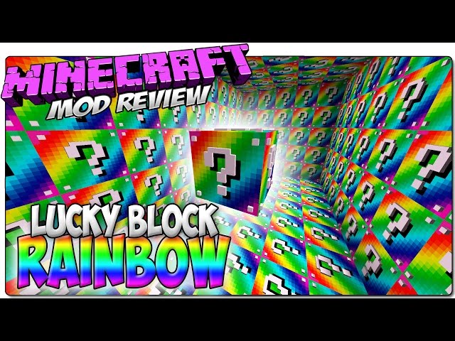 Rainbow Lucky Block Mod v.1.8.1 [1.8] › Mods ›  — Minecraft  Downloads