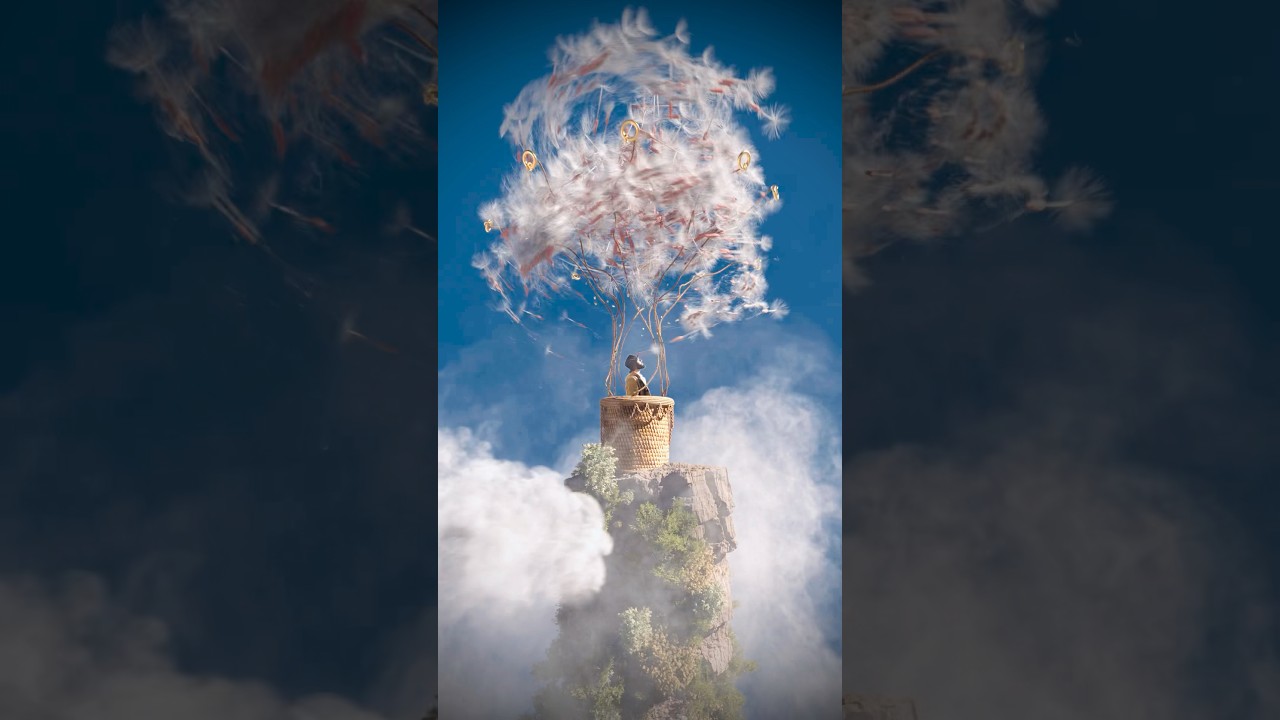 when you’re trying to find your way home in a dream: Untethered #vfxartist #surrealism #digitalart