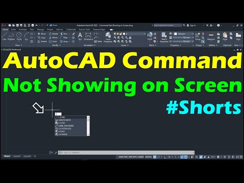 Video: Jak mohu zobrazit příkazy v AutoCADu?