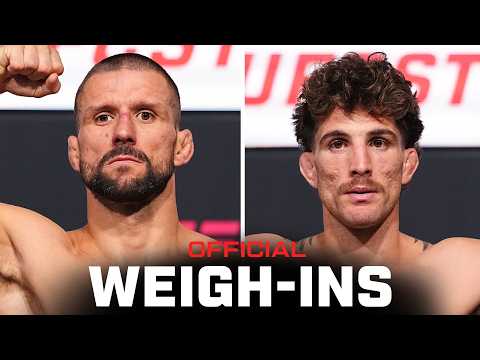 Gamrot vs Salkilld Weigh-Ins | UFC Vegas 120