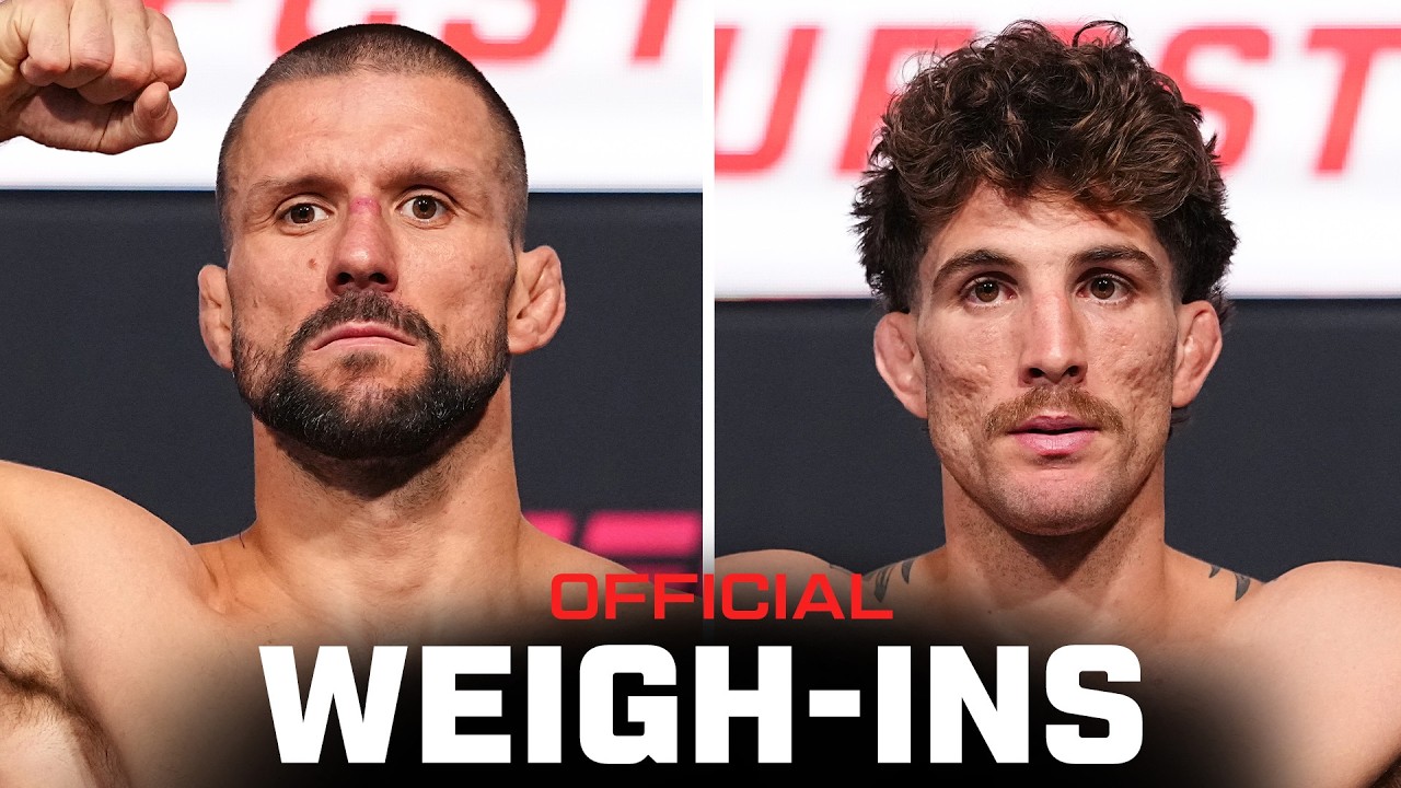 Gamrot vs Salkilld Weigh-Ins | UFC Vegas 120