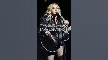 7 musisi gak suka sama lagu sendiri #shortvideo #shorts #short